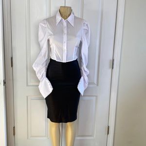 2 pcs set, black and white color, size M/L